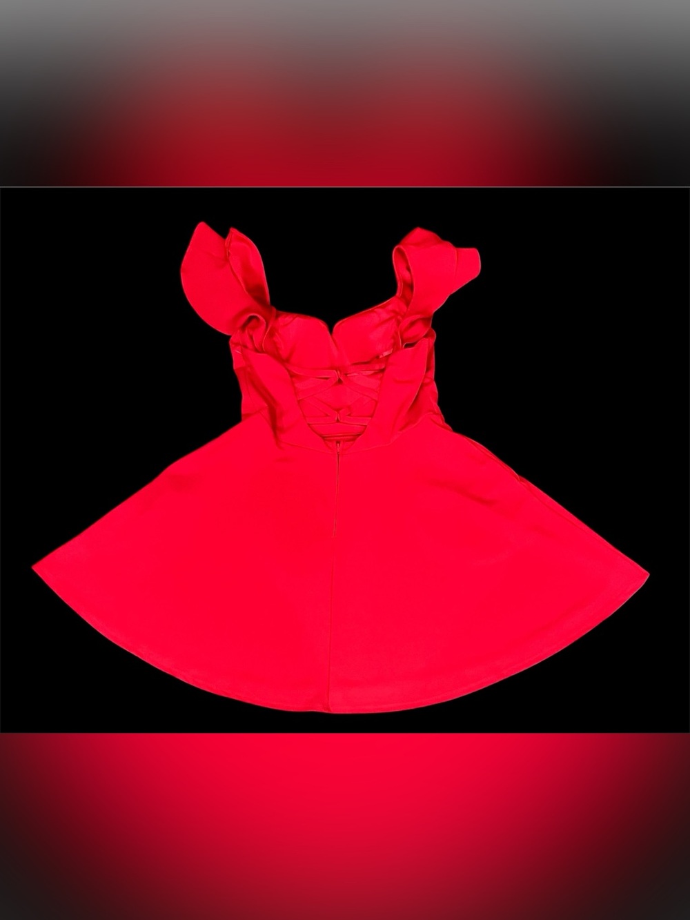 NWT Macy’s Size 17 City Studio‎ Red Mini Dress - Picture 2 of 9